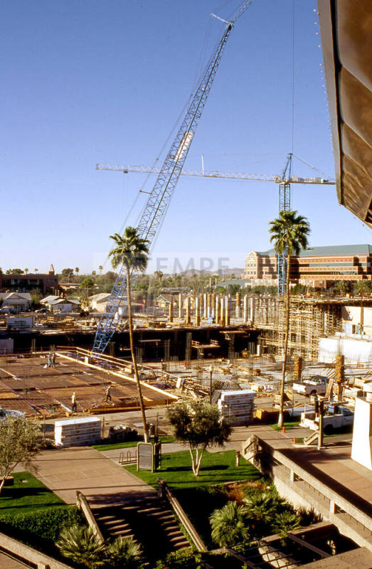 Brickyard construction from City Hall
