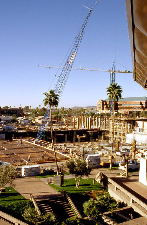 Brickyard construction from City Hall