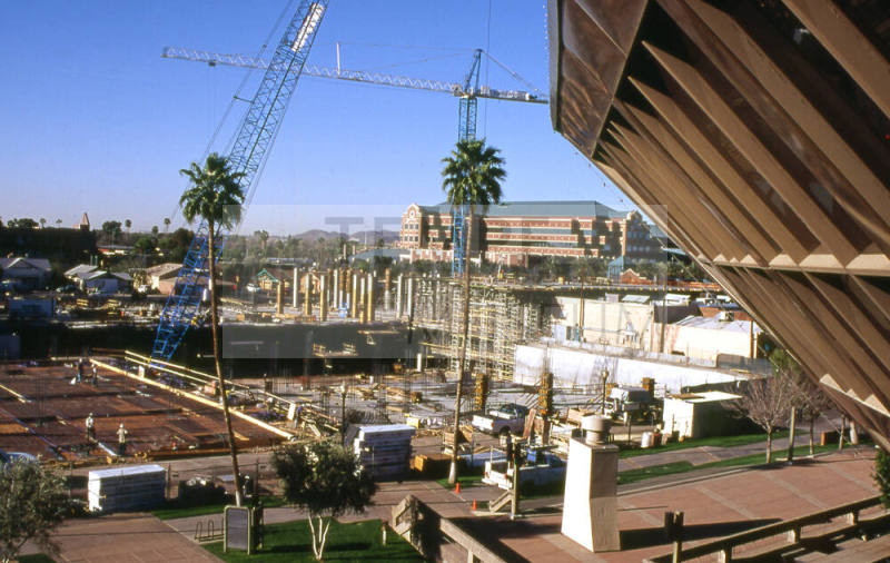 Brickyard construction from City Hall