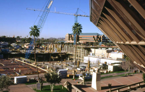 Brickyard construction from City Hall