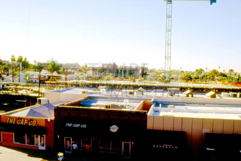Brickyard construction from 6th St.