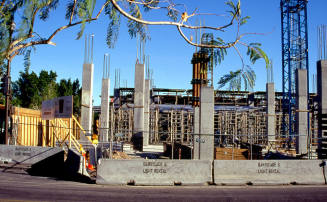 Brickyard construction from 7th St.