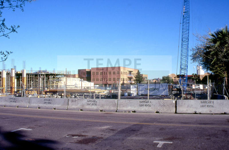 Brickyard construction from 7th St.