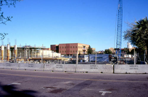 Brickyard construction from 7th St.
