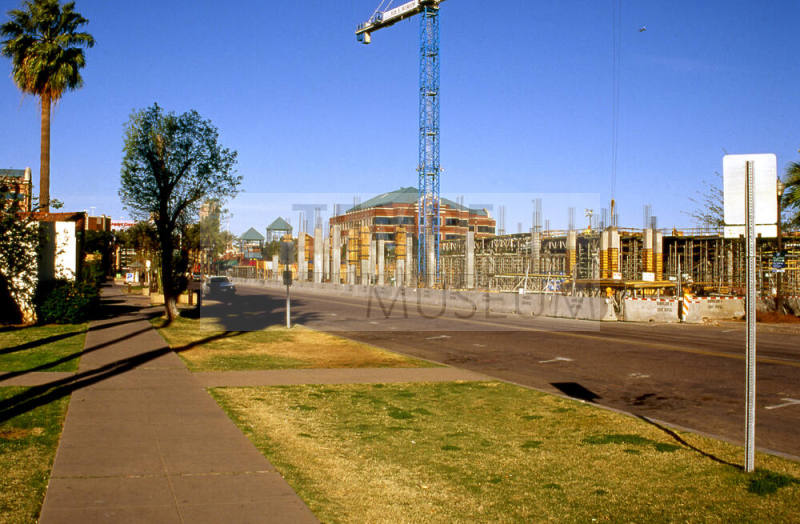 Brickyard construction, from 7th St.
