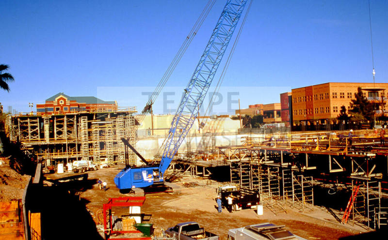 Brickyard construction site from the east