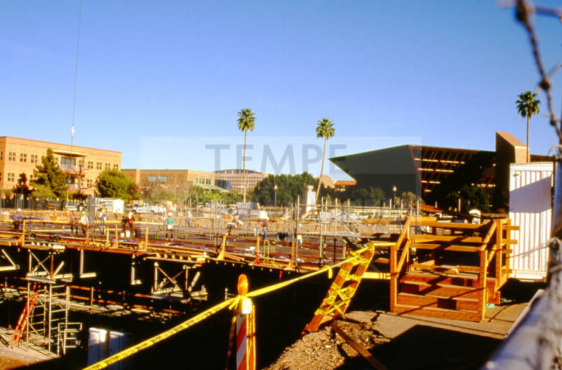 Brickyard construction site from southeast