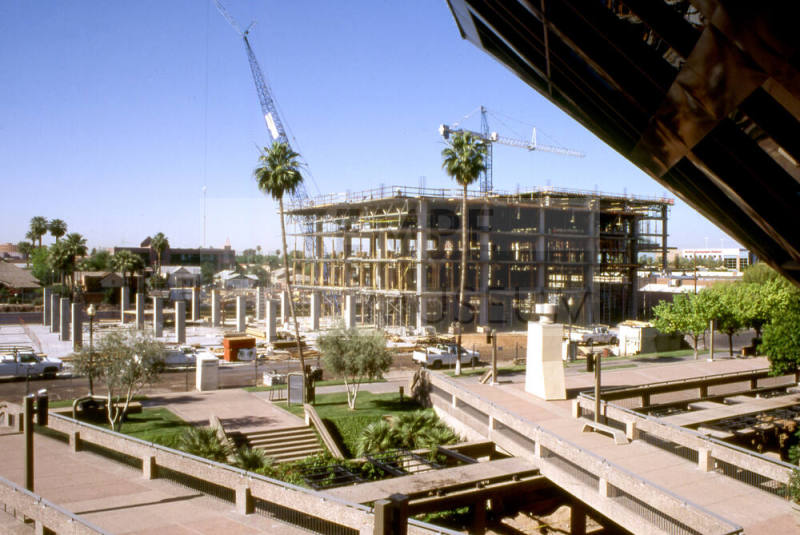 Brickyard construction from City Hall