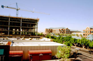 Brickyard construction from 6th and Mill