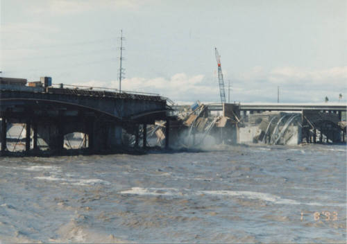 Falsework Design for 50,000 CFS
