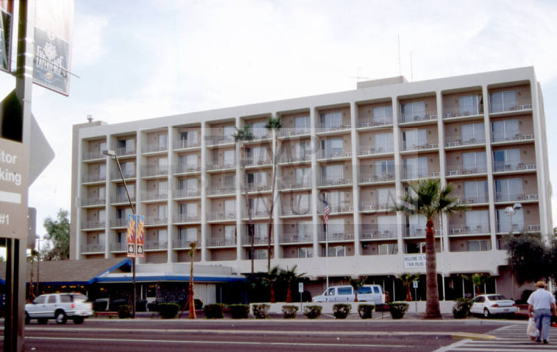 Twin Palms Hotel, 225 E. Apache Blvd.