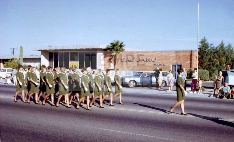 Marching Group in Mill Ave. Parade