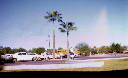 Tempe Parking Lot and School Bus