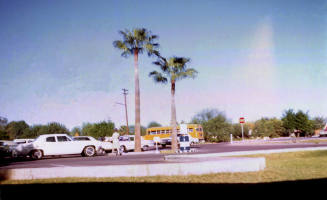 Tempe Parking Lot and School Bus