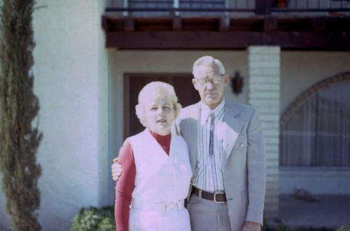 Dorothy and Arthur Lyle Carnal at home in Calle de Caballos