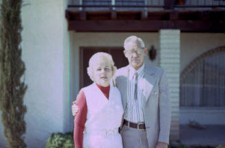 Dorothy and Arthur Lyle Carnal at home in Calle de Caballos