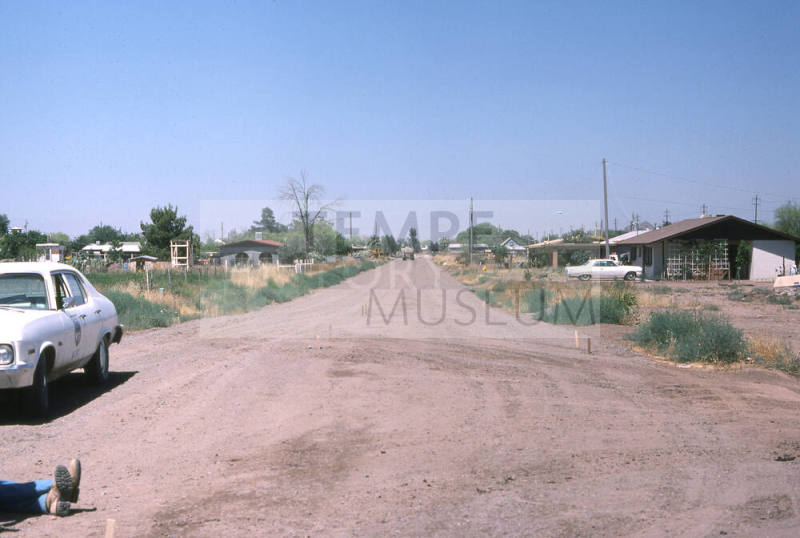 Victory Acres street before paving