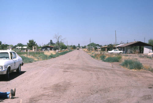 Victory Acres street before paving