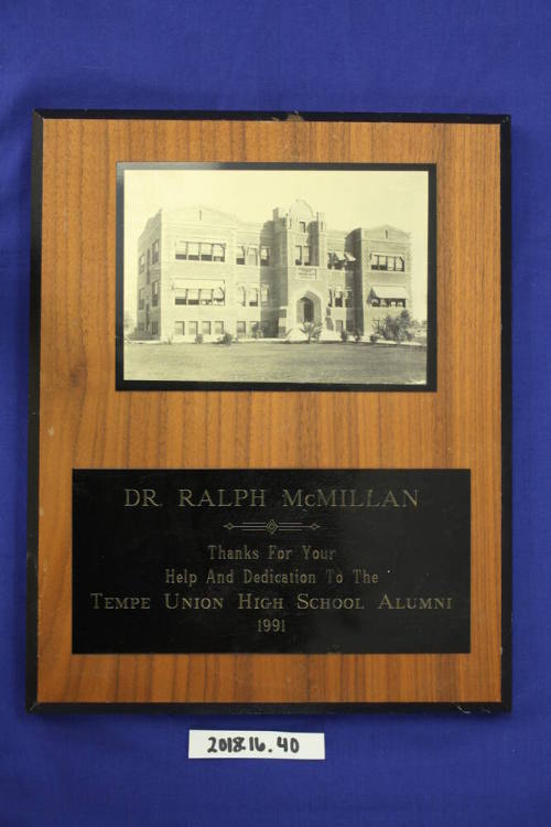 Dr. Ralph McMillan - Tempe High School Alumni