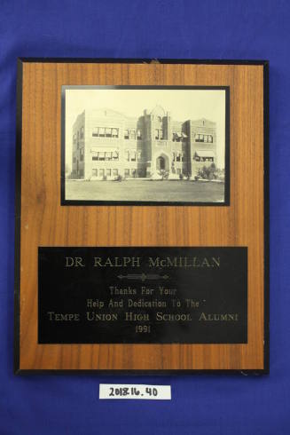 Dr. Ralph McMillan - Tempe High School Alumni