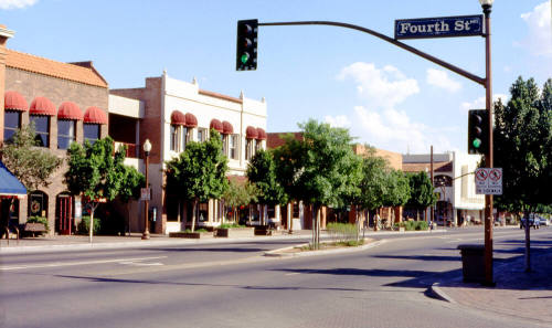 Trees along Mill Ave. at 4th St.