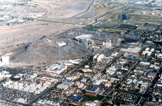 Aerial view of downtown Tempe