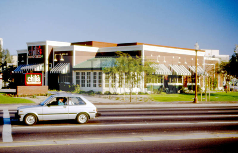 Chili's Restaurant, Southeast corner of University and Mill