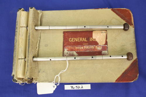 Tempe National Bank ledger book