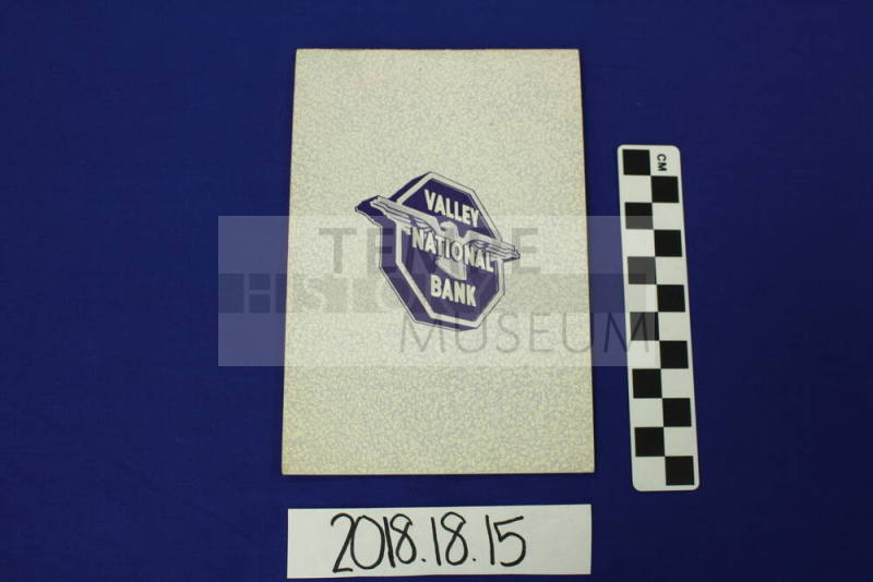 Valley National Bank Notepad