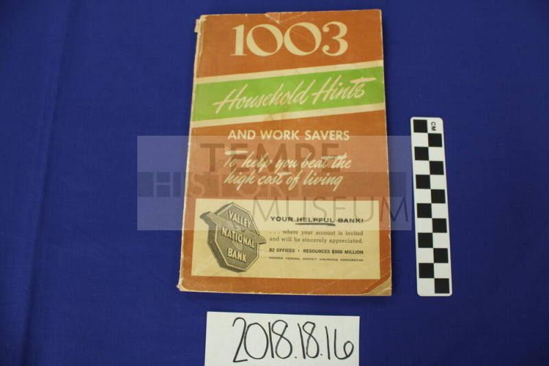 1003 Household Hints and Work Savers Book