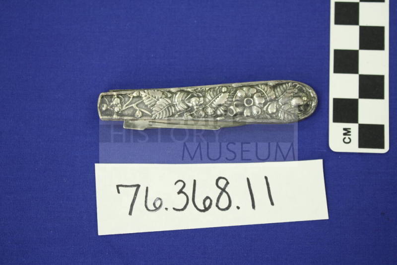 Art nouveau silver pocket knife