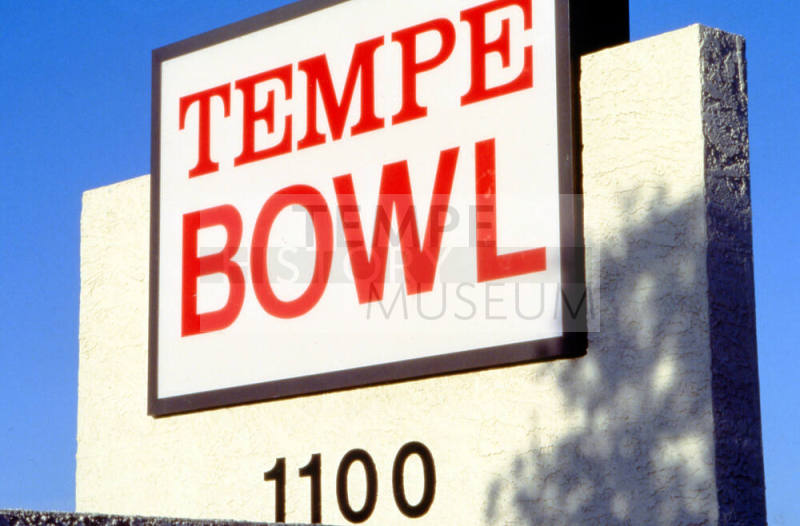 Tempe Bowl Sign