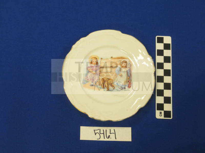 Plate, Child's Tea Set