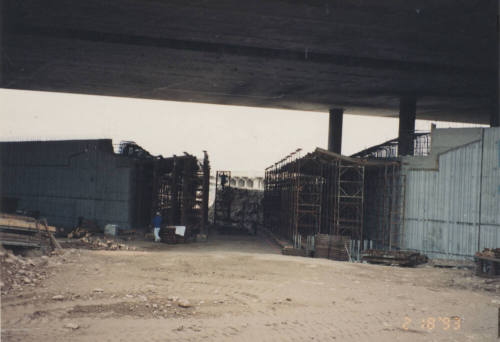 Northbound Overpass Falsework