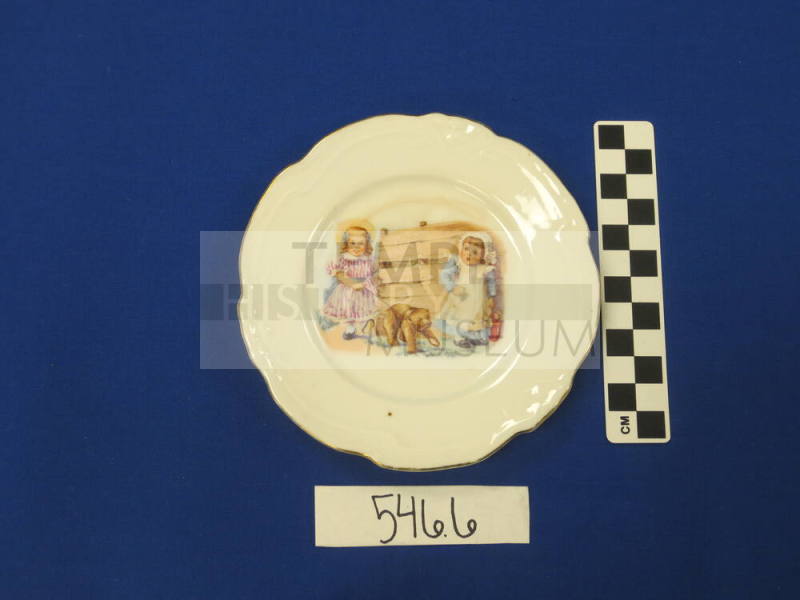 Plate, Child's Tea Set