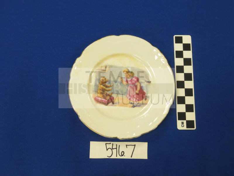 Plate, Child's Tea Set