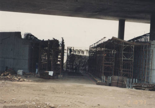 Northbound Overpass Falsework