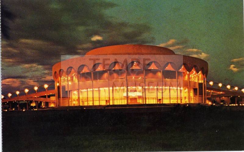 Gammage Auditorium at Night