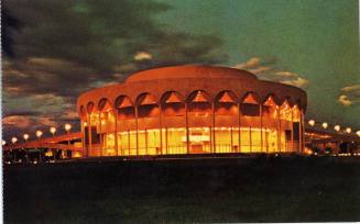 Gammage Auditorium at Night