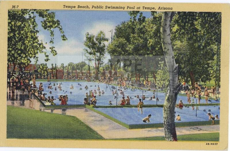 Public Swimming Pool at Tempe Beach