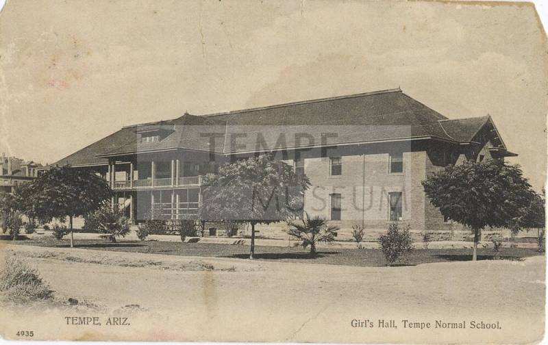 Girls' Hall at the Tempe Normal School