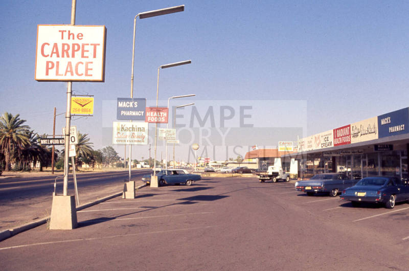 The Carpet Place strip mall, Indian School Road and 36th Street