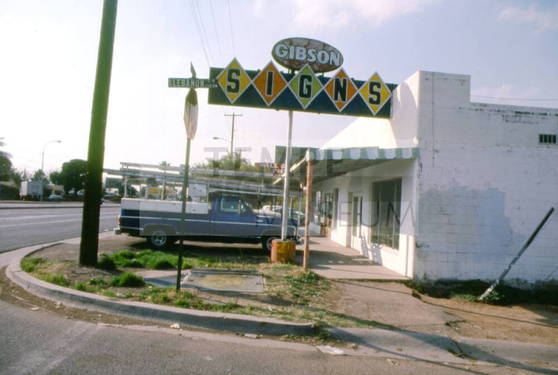 Gibson Signs, Lebanon Dr. and Apache Blvd.