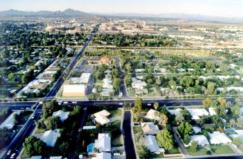 Broadway and El Camino View Looking North