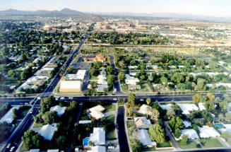 Broadway and El Camino View Looking North
