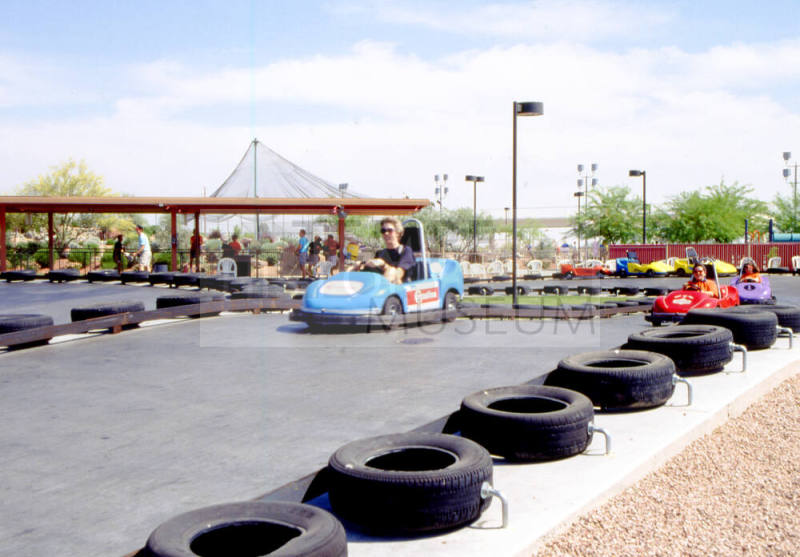 Bumper cars at Fiddlesticks, 1155 W. Elliot Rd.