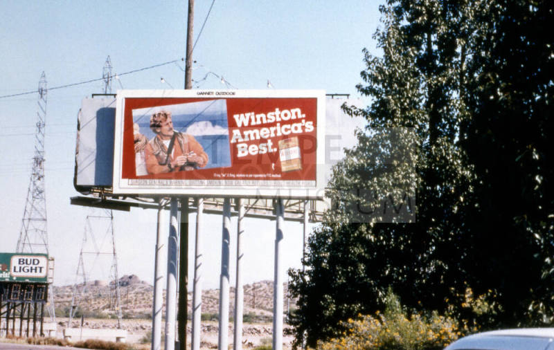 Billboard, Mill Ave. near 1st St.