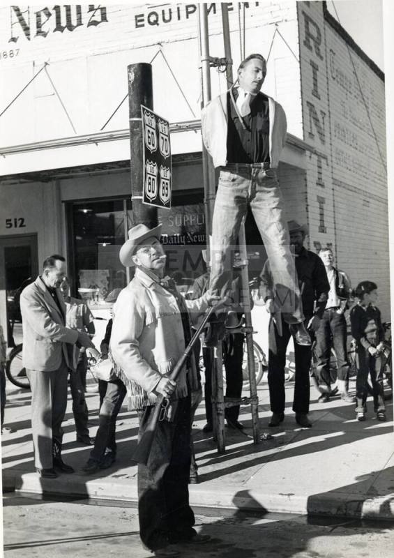 Jaycee's Western Show "hanging"