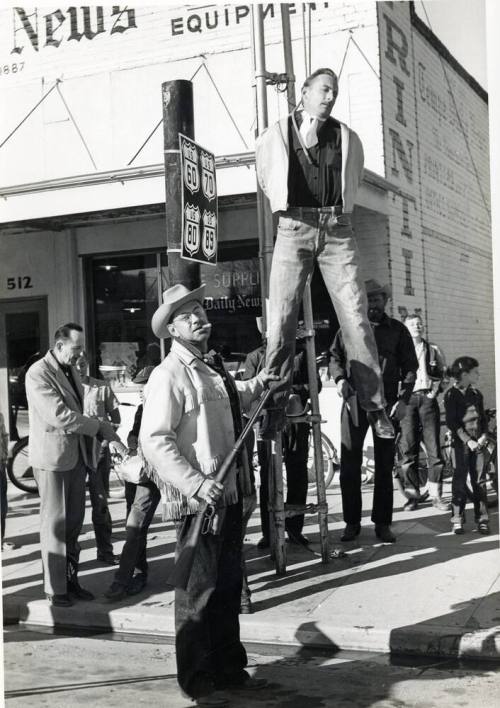 Jaycee's Western Show "hanging"