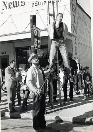 Jaycee's Western Show "hanging"
